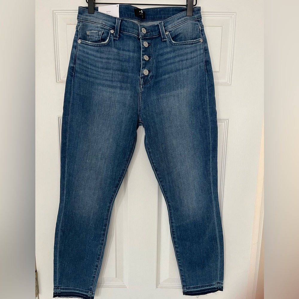 NWT! 7FAMK HW Skinny Jeans